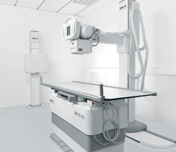 Image: The DX-D 400 X-ray suite (Photo courtesy of Agfa HealthCare).